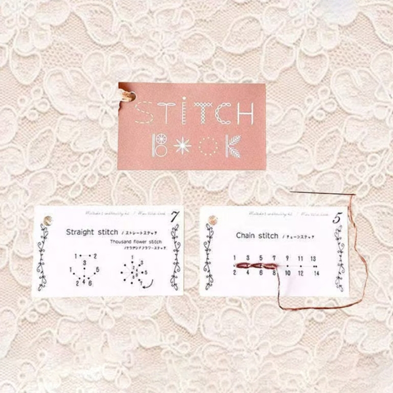 Embroidery Reference Book With - Embroidery Guide Book ulasan dan harga