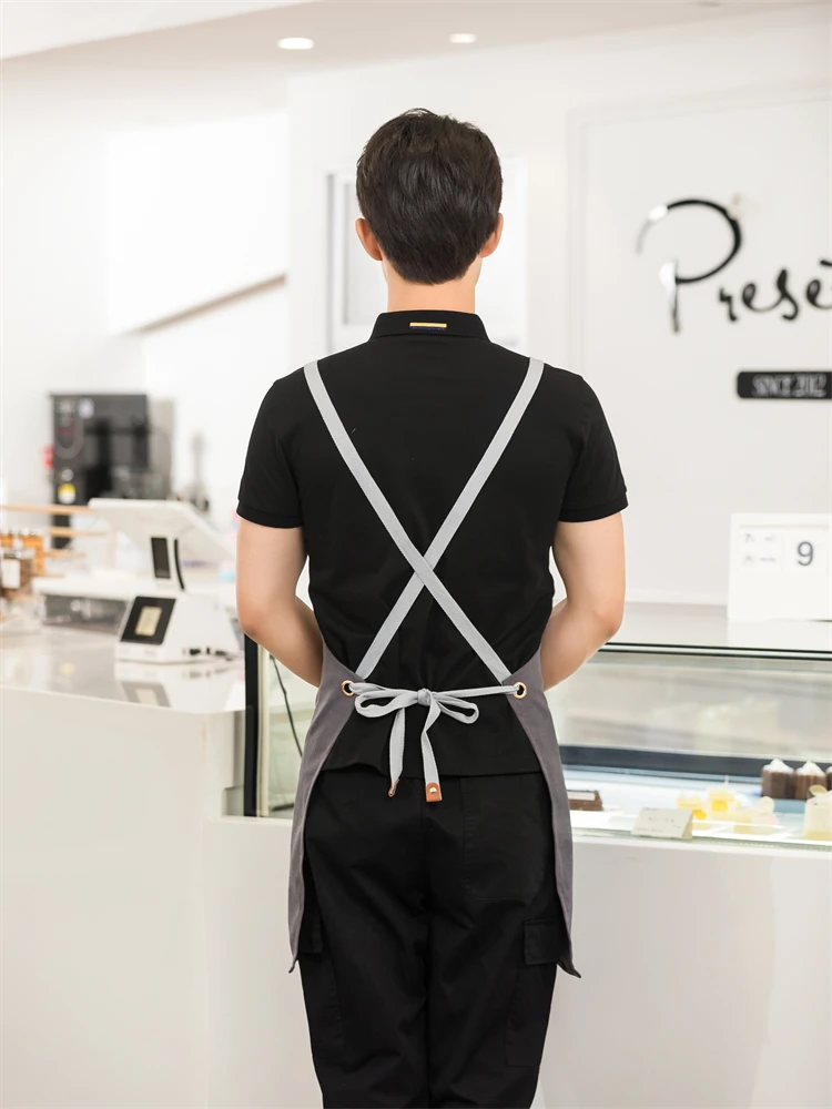 Professional Men Women Work Ap - Embroidery Apron ulasan dan harga