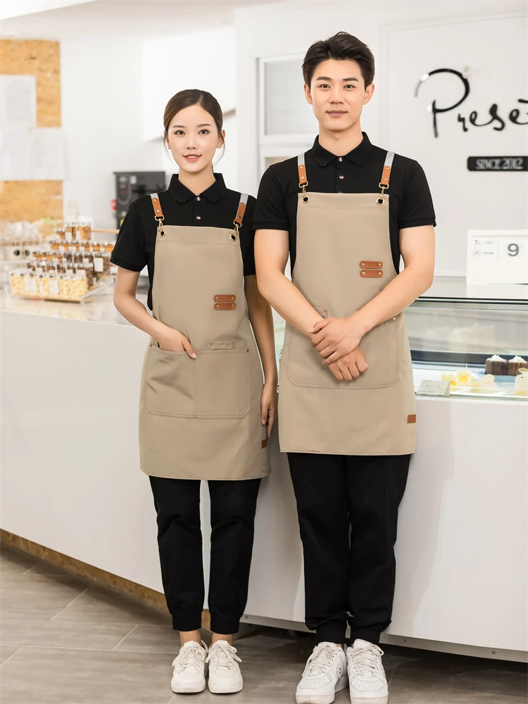 Professional Men Women Work Ap - Embroidery Apron ulasan dan harga