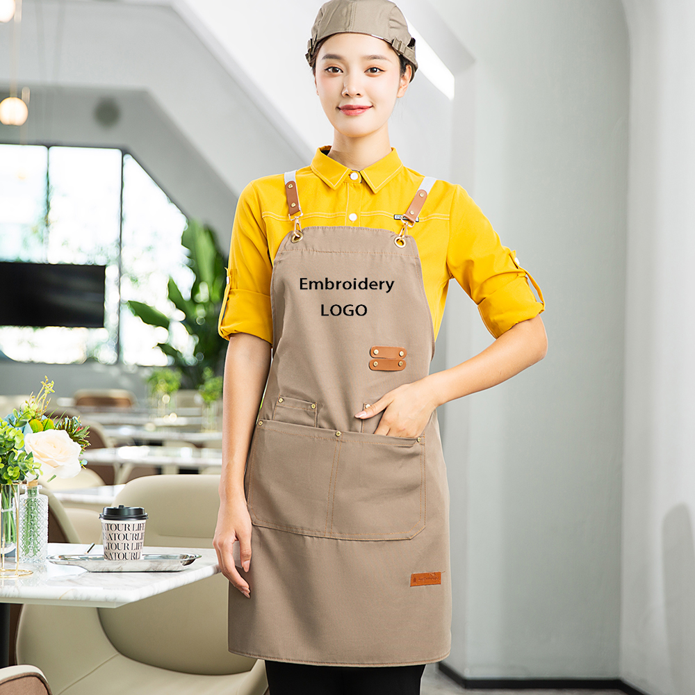 Customizable Embroidered Print - Embroidery Apron ulasan dan harga