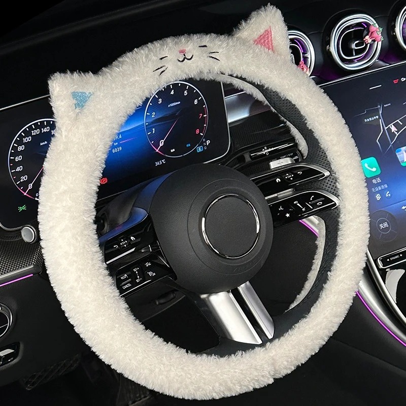 Adorable Plush Kitten Steering - Embroidery Hub ulasan dan harga