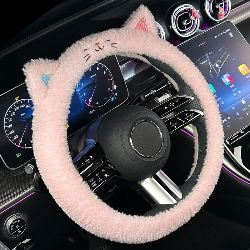 Adorable Plush Kitten Steering - Embroidery Hub ulasan dan harga