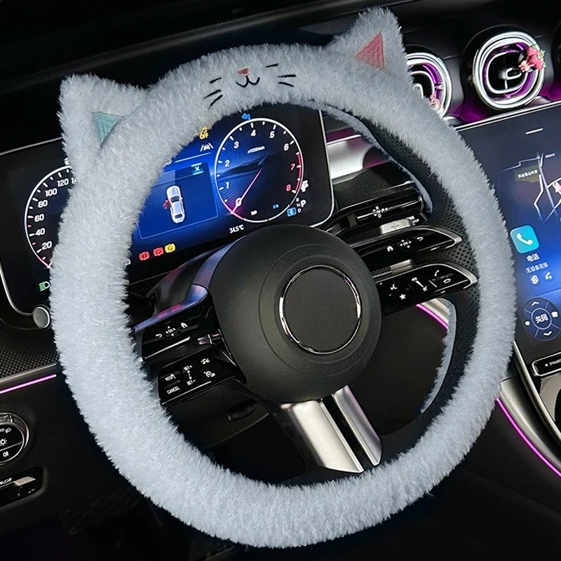 Adorable Plush Kitten Steering - Embroidery Hub ulasan dan harga