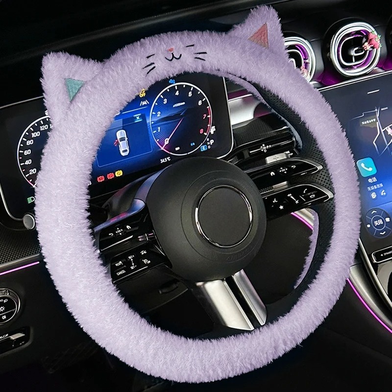 Adorable Plush Kitten Steering - Embroidery Hub ulasan dan harga