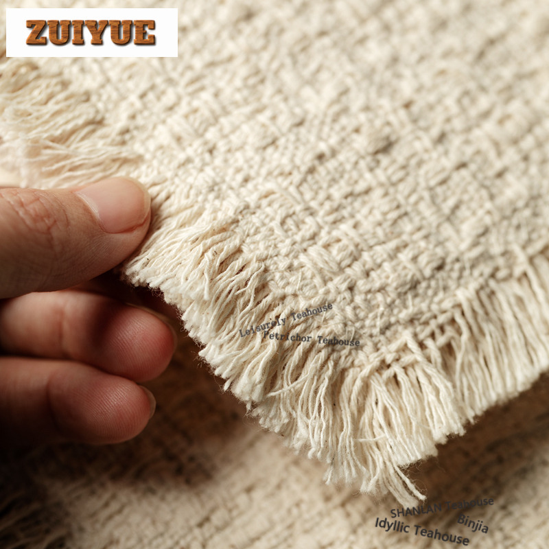 Embroidery Double-layer Tea Ta - Embroidery Cloth ulasan dan harga