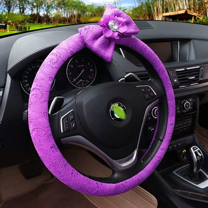 Car Steering Wheel Covers Tren - Embroidery Hub ulasan dan harga