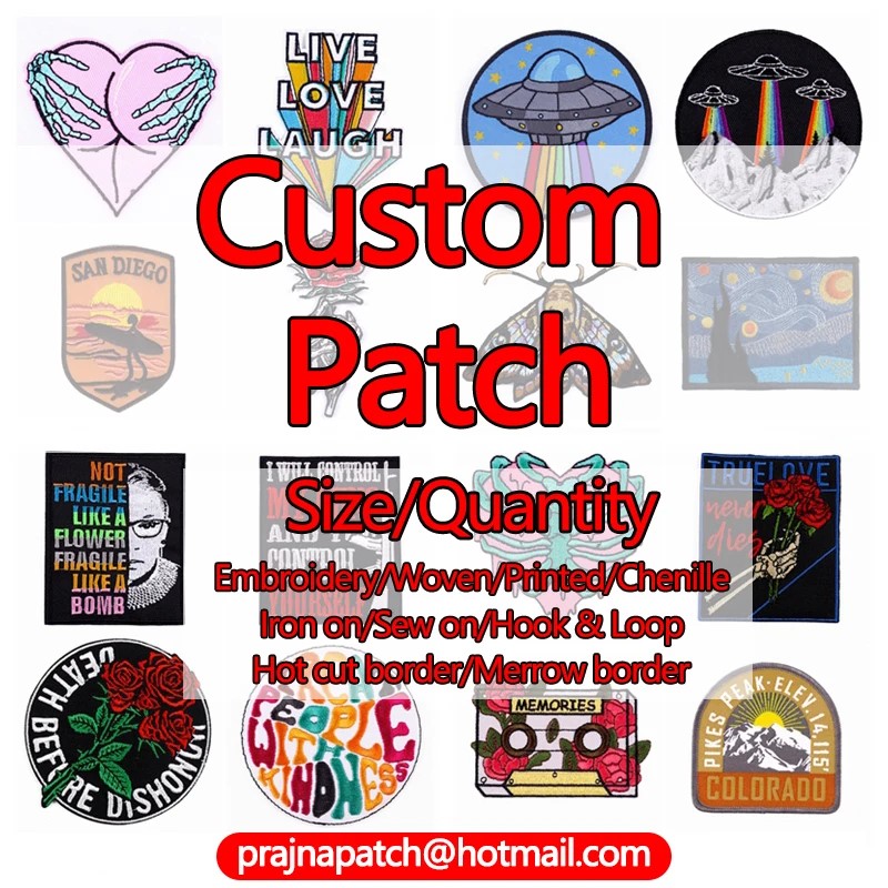 Custom Embroidery Patch Iron O - Embroidery Name Designs ulasan dan harga