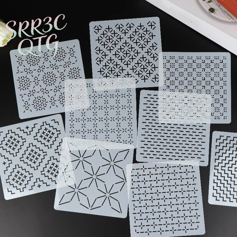 9/32Pcs Sashiko Embroidery Tem - Embroidery Gift ulasan dan harga