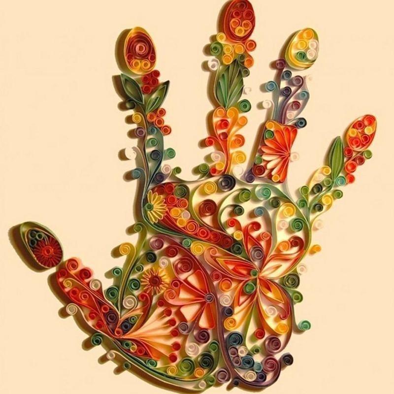 Handmade Paper Folding Craftin - Embroidery Guide Paper ulasan dan harga