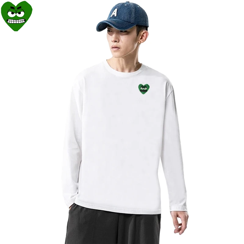 Break Egg Men Long-sleeved T-s - Embroidery Egg ulasan dan harga