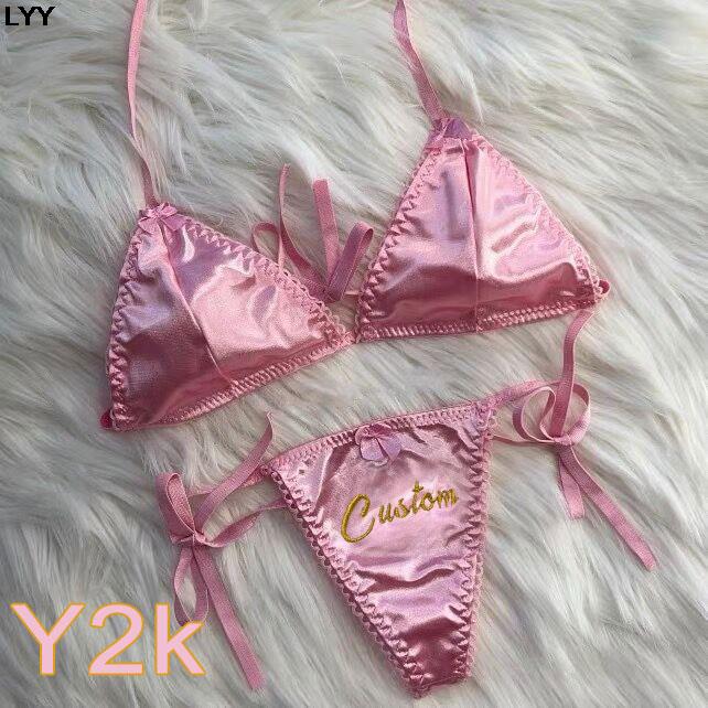 Custom Name Thongs Triangle Br - Embroidery Names ulasan dan harga