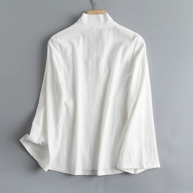 New Chinese Style Reformed Pur - Linen Fabric Natural ulasan dan harga