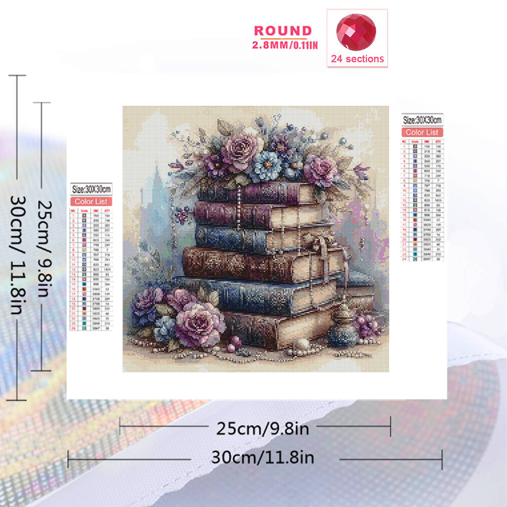 Evershine 5D Diamond Painting  - Embroidery Guide Book ulasan dan harga