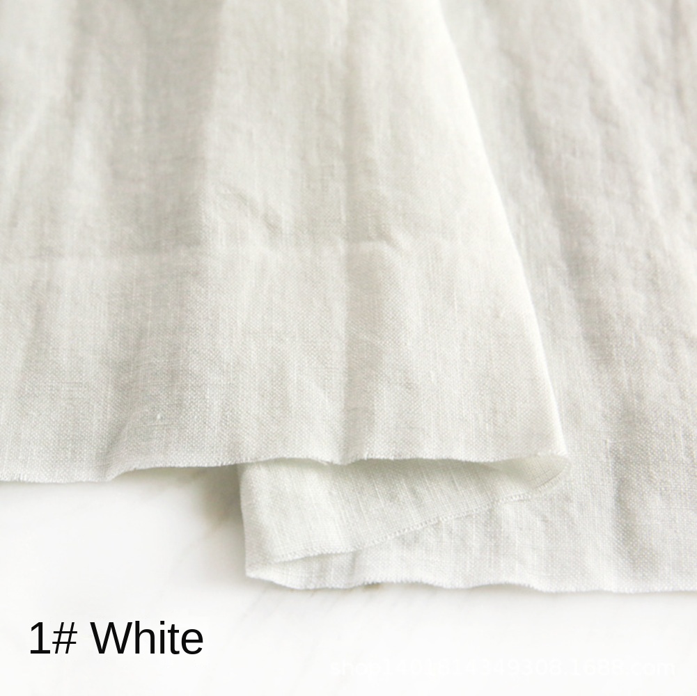 100% Pure Linen Natural fibers - Linen Fabric Natural ulasan dan harga