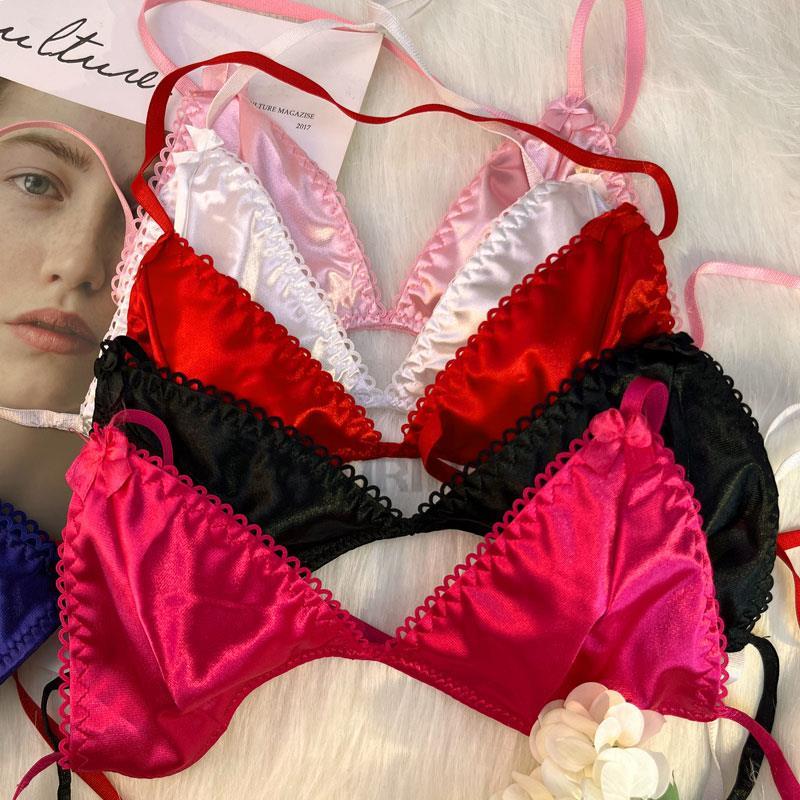 Custom Thongs Bra Sets Bikini  - Embroidery Names ulasan dan harga