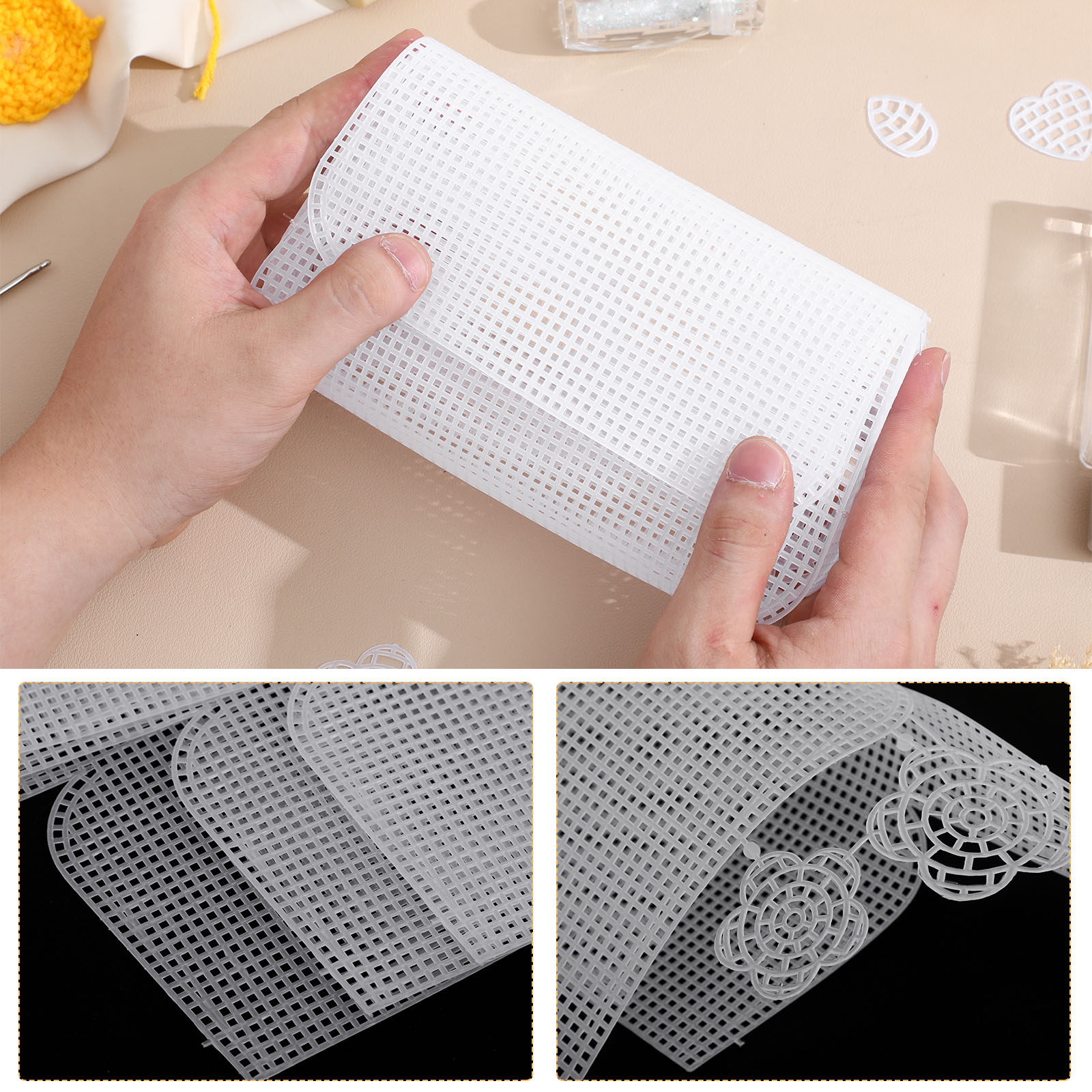 6Pcs Premium Plastic Canvas Me - Embroidery Premium ulasan dan harga
