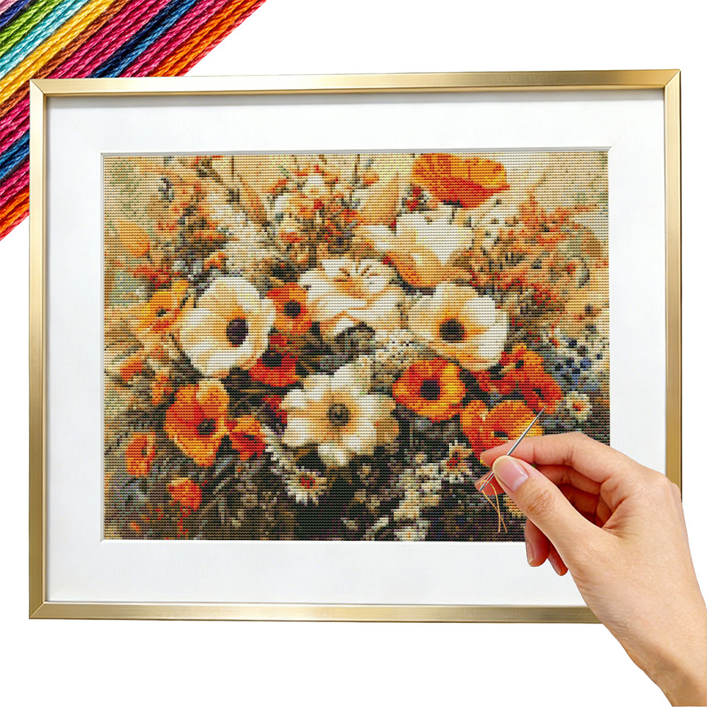 11CT Cross Embroidery Kits Pop - Embroidery Guide Paper ulasan dan harga