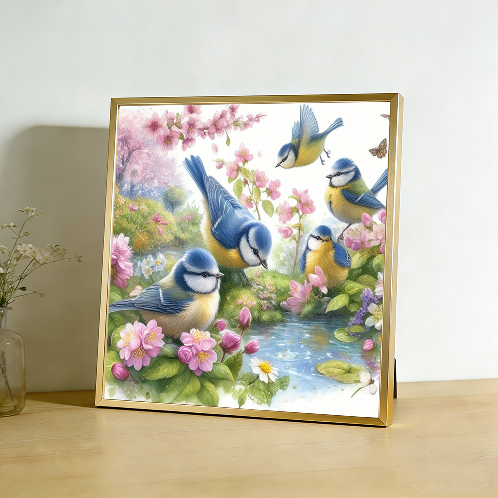 Cross Stitch Bird Animal Embro - Embroidery Guide Paper ulasan dan harga