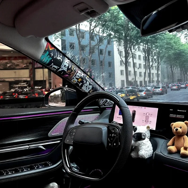 Graffiti Pattern Car Interior  - Embroidery Hub ulasan dan harga