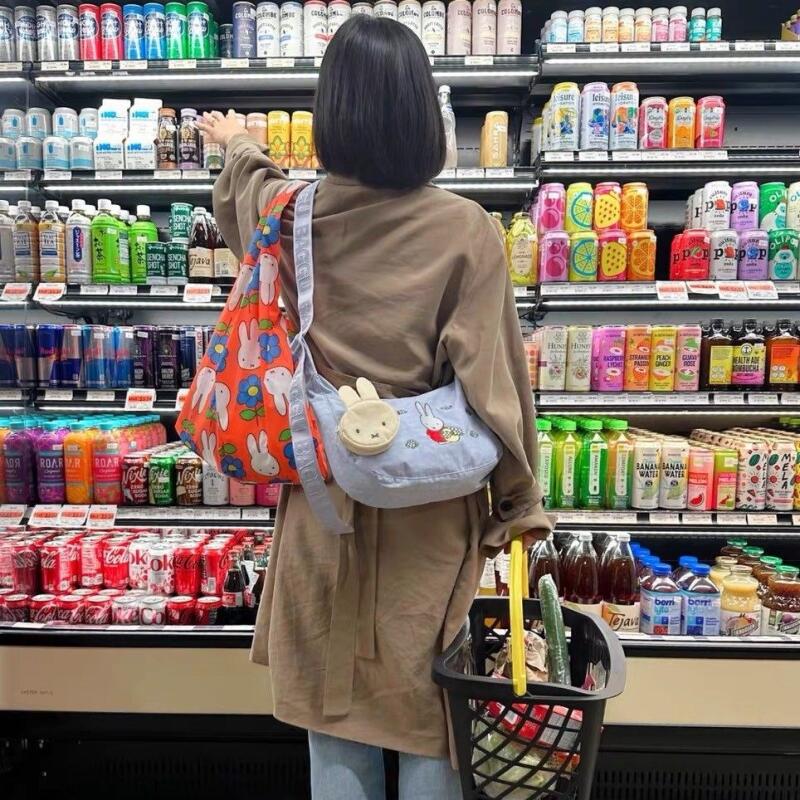 Miffy Rabbit Crossbody Bag Car - Embroidery Premium ulasan dan harga