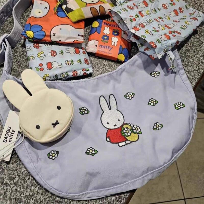 Miffy Rabbit Crossbody Bag Car - Embroidery Premium ulasan dan harga