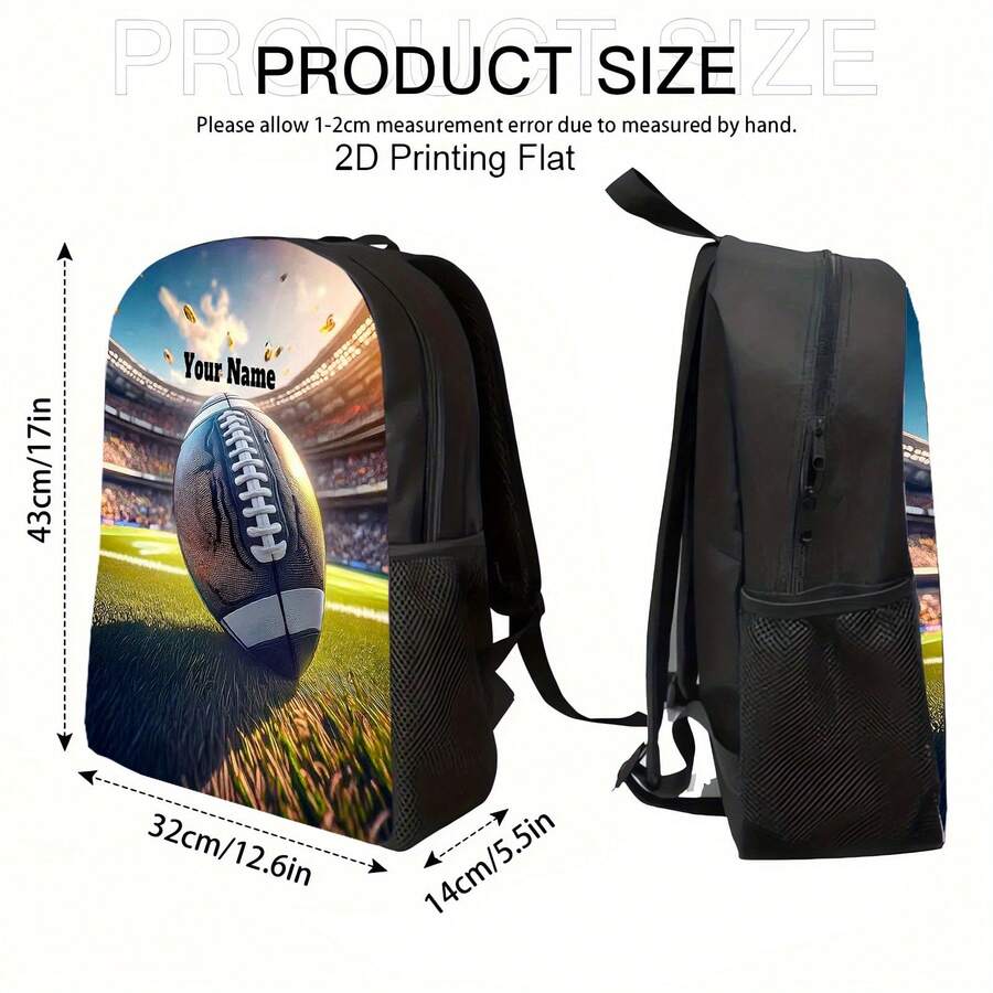 Personalized American Football - Embroidery Names ulasan dan harga