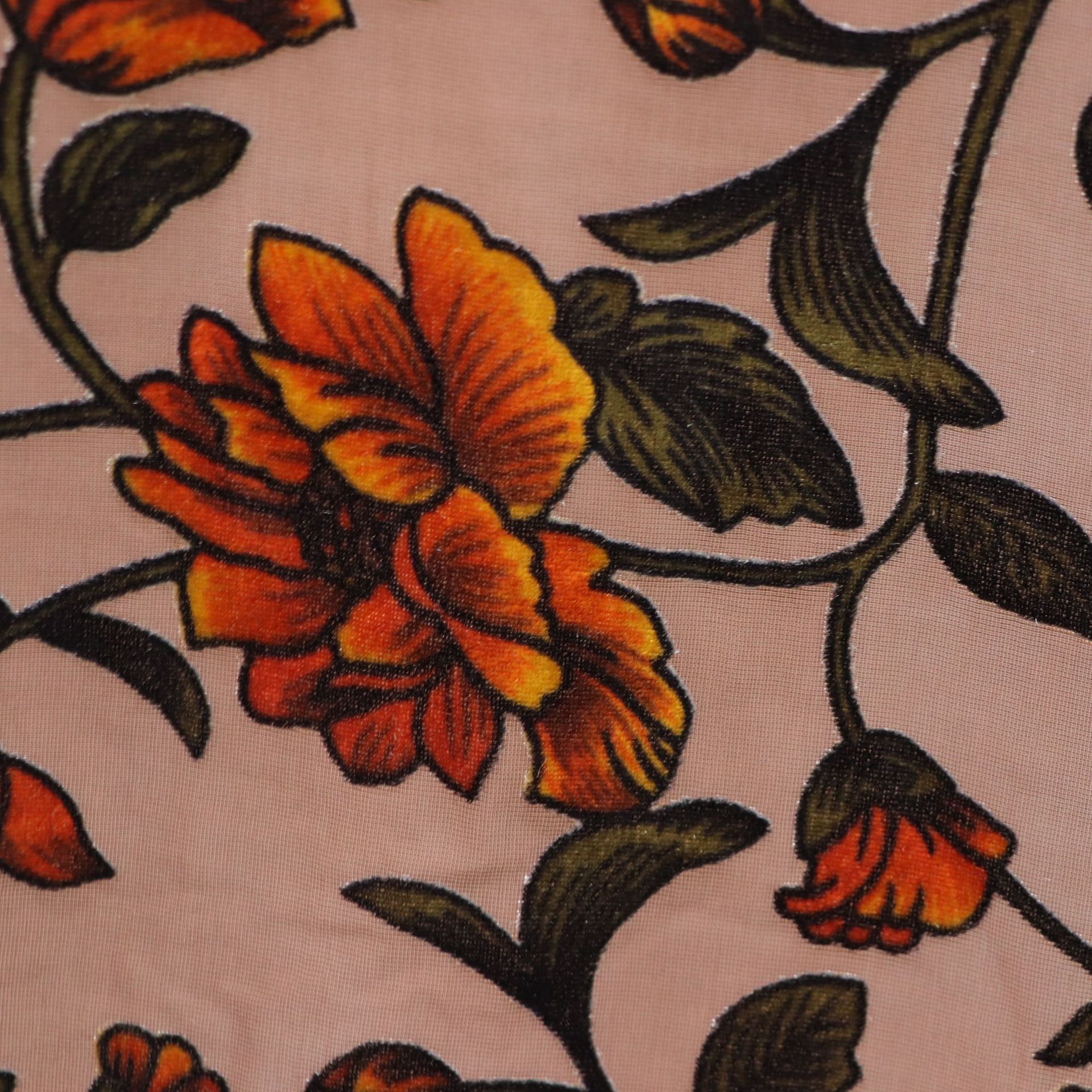 Woven Velvet Brocade Sticky Ve - Velvet Fabric Embroidery ulasan dan harga