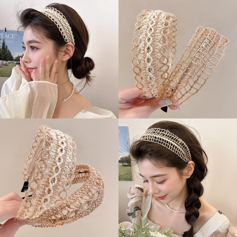 Bohemian Style Linen Weave Hea - Linen Fabric Natural ulasan dan harga