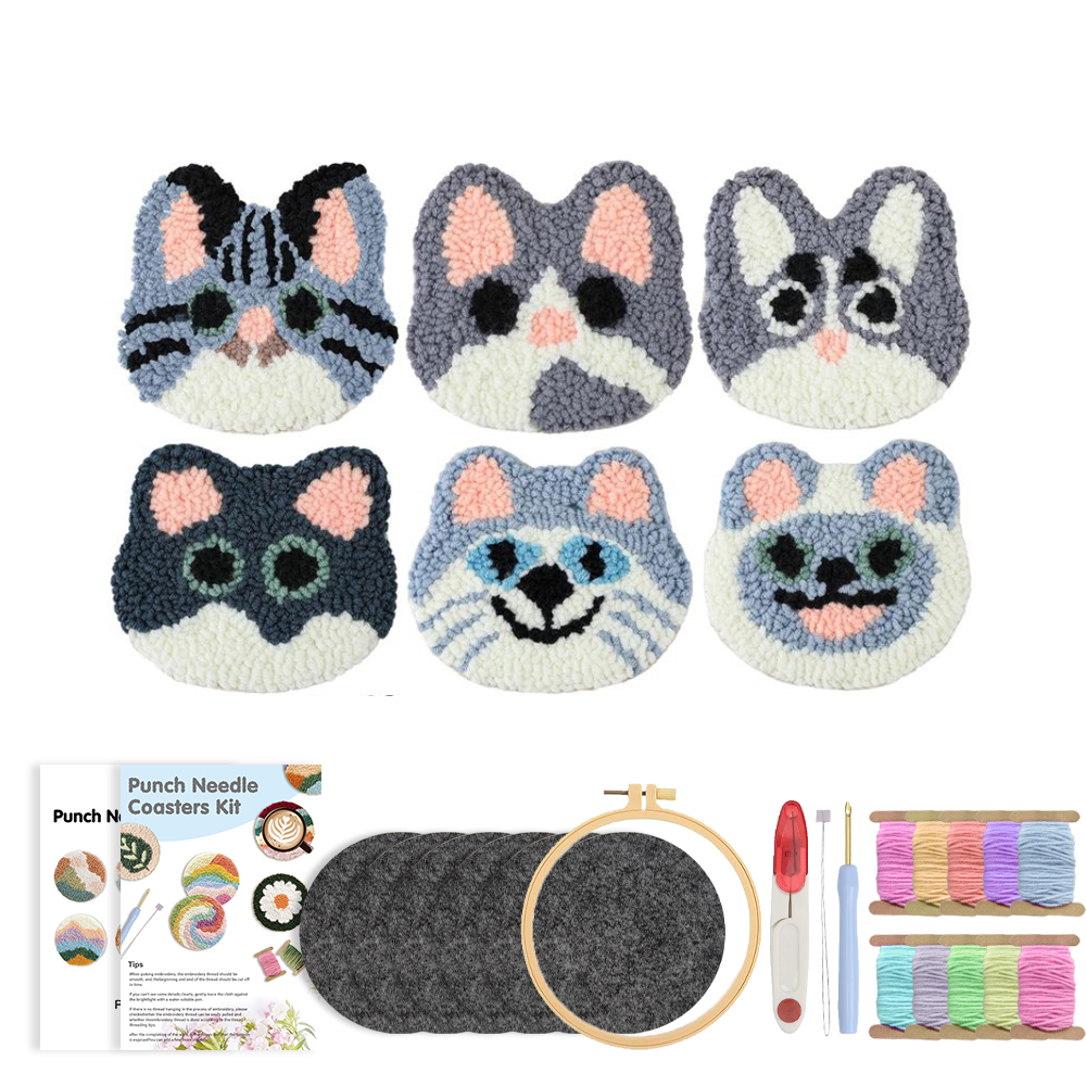 GATYZTORY 6pcs/Set Punch Needl - Embroidery Guide Book ulasan dan harga