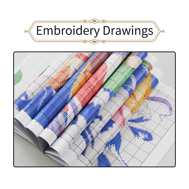 Two Horses Running Handmade Cr - Embroidery Running Stitch ulasan dan harga